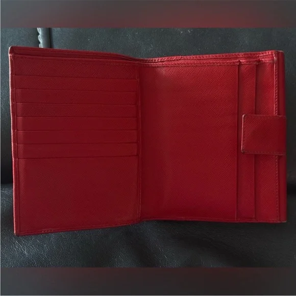Prada Scarlet Red Wallet - Picture 12 of 17